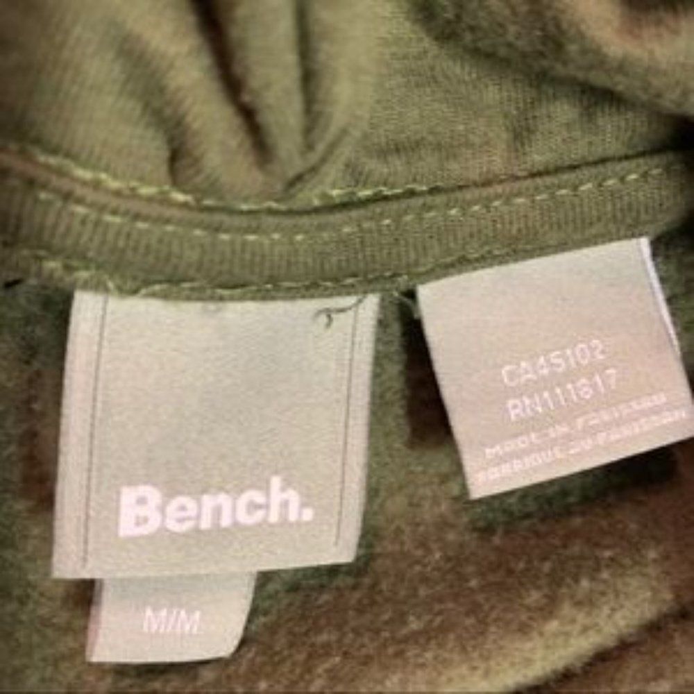 Bench Forest Green Pullover Drawstring Hoodie Szm - image 3